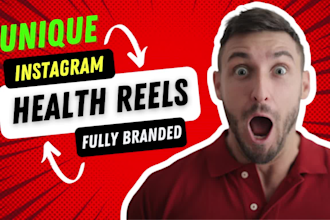 create 30 unique health reels for your instagram page