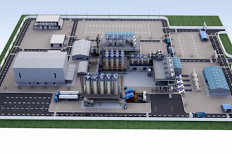 create 3d industrial animation factory plant process material handling equipment