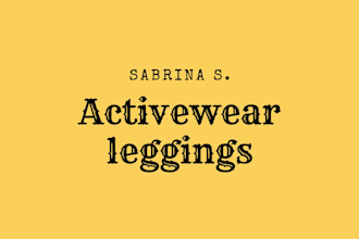 illustrate fun and creative designs for activewear leggings