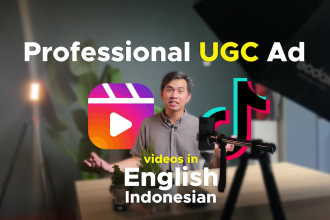 create a pro ugc for tiktok ad promo and edit