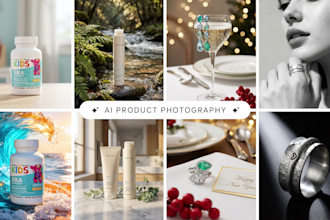create ai product photography and stunning visuals for brands