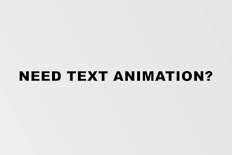 create dynamic text animation for your brand or message