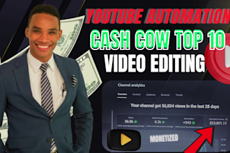edit engaging youtube cash cow videos using stock footage for passive income