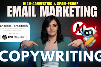 do compelling sales and cold email copywriting for outreach
