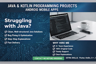 do java kotlin and c sharp programming tasks and assignments