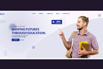 build educational website lms website elearning website online course website