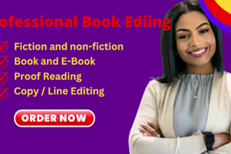 professionally edit and proofread your book to publishing standards