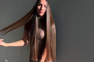 be your long natural hair model