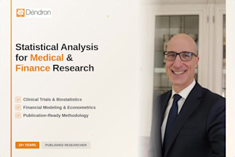 do statistical analysis for medical and finance research