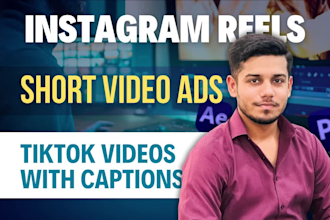 make top notch tik tok ads and instagram reels with captions