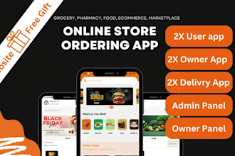 build multi vendor grocery store or any multi store app