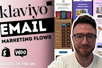 setup expert klaviyo email marketing flows for your shopify or woocommerce store