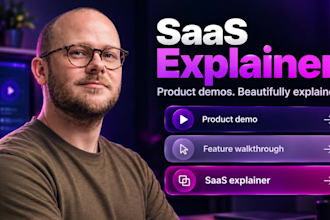 do saas explainer video, saas animation saas demo video with motion graphics