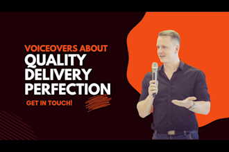 record professional male american english voice over