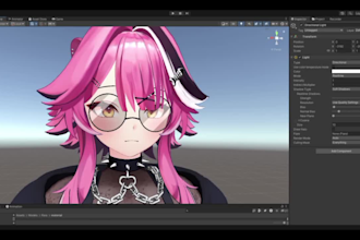 design, rigg 3d vtuber model, vroid, vrchat avatar, vseeface, furry avatar, vrm