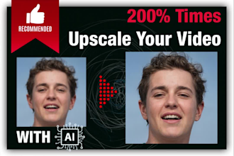enhance, upscale, sharpen your video
