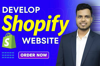 do shopify website design, create shopify store, or shopify dropshipping store
