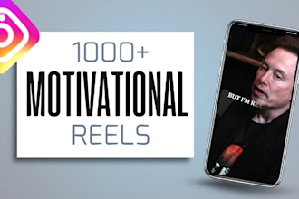 make motivational tiktok, reel, youtube short videos in bulk