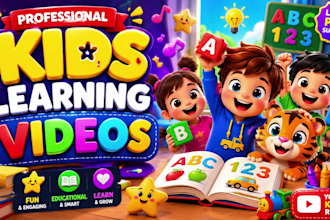 do viral kids animation , 3d animation , animation for kids, pixar animation