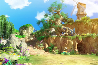 design 3d stylized environments, game level design