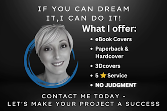 create a professional amazon KDP book cover design