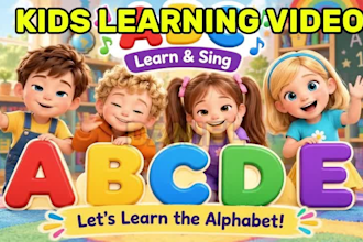 create 3d kids learning videos 3d kids educational animation for kids channel
