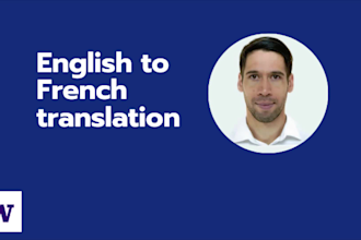 provide a flawless english to french translation