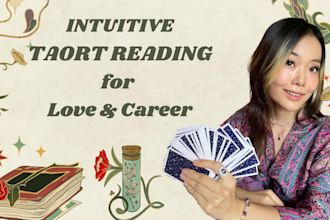 offer intuitive tarot reading for clarity and guidance, donation to animals