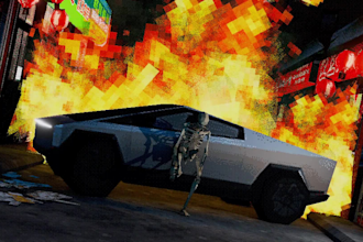 create ps1 style 3d models, animations, and environments for you