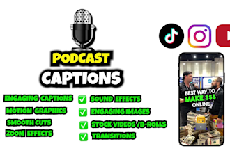 repurpose long videos ,podcasts into shorts, reels,tiktoks