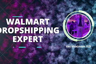 handle walmart account 2 step, dropshipping and wfs