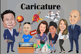 draw amazing cartoon caricatures from your photo