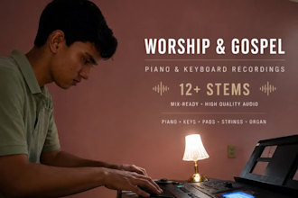 create professional gospel and worship keyboard arrangements