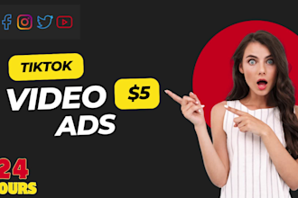 create 3 tiktok video ads within 24 hours