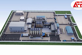 create 3d industrial animation, 3d engineering process plant, walkthrough video