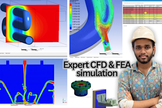 perform professional fea, cfd and thermal simulations in ansys