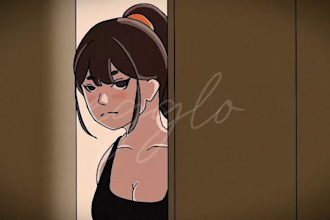 make nsfw or sfw, animation in anime style for you