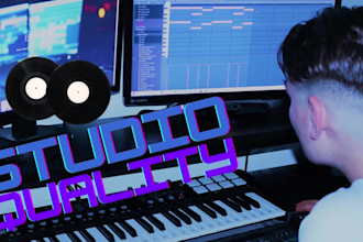 produce your rap, trap, hip hop or drill song and more
