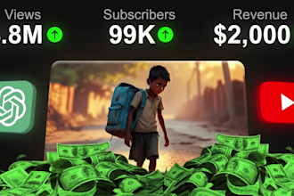 create high quality faceless youtube cashcow videos travel sports finance