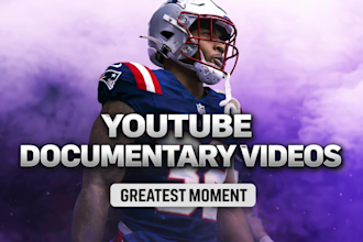 do documentary style and youtube video editing