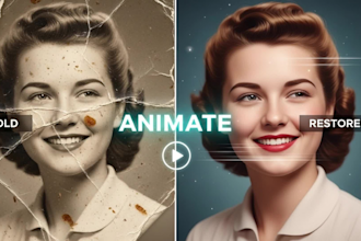 restore, colorize and animate your old photos into life