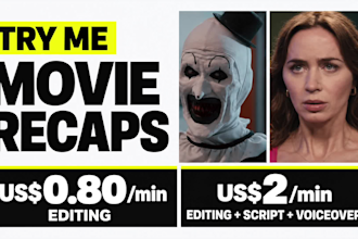 create movie recap videos for your youtube channel