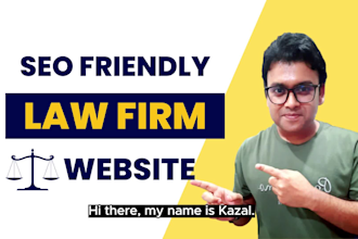build a modern SEO friendly lawyer, attorney, or law firm wordpress website
