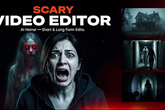 edit scary ai horror videos for youtube, tiktok, and reels