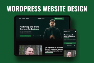 create professional and responsive wordpress website design