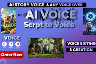 provide professional ai voice over services