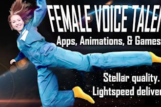 do female voice for apps animations games