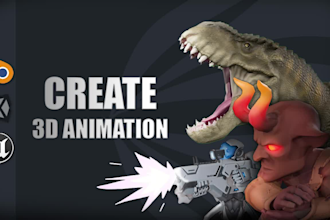 create 3d animated character for gamedev,cartoon,cinematic