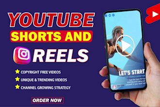 create viral youtube shorts ,motivational instagram reels, tiktok video ads