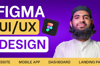 do ui ux figma website mockup mobile app web app ui ux template design figma